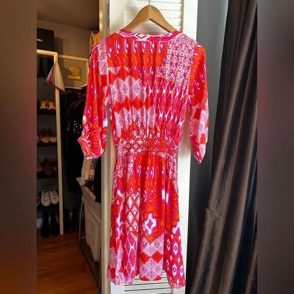 Walker & Wade Kelsey Dress in Flamingo - Picture 8 of 15